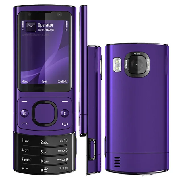 Nokia 6700s パープル スライド式 Nokia 6700s パープル スライド式 Free Shipping 6700 Slide Mobile