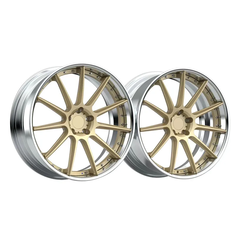 Custom Forged Wheels Aluminum Alloy Car Rim 2 Pieces Car Wheels 18 19 ...
