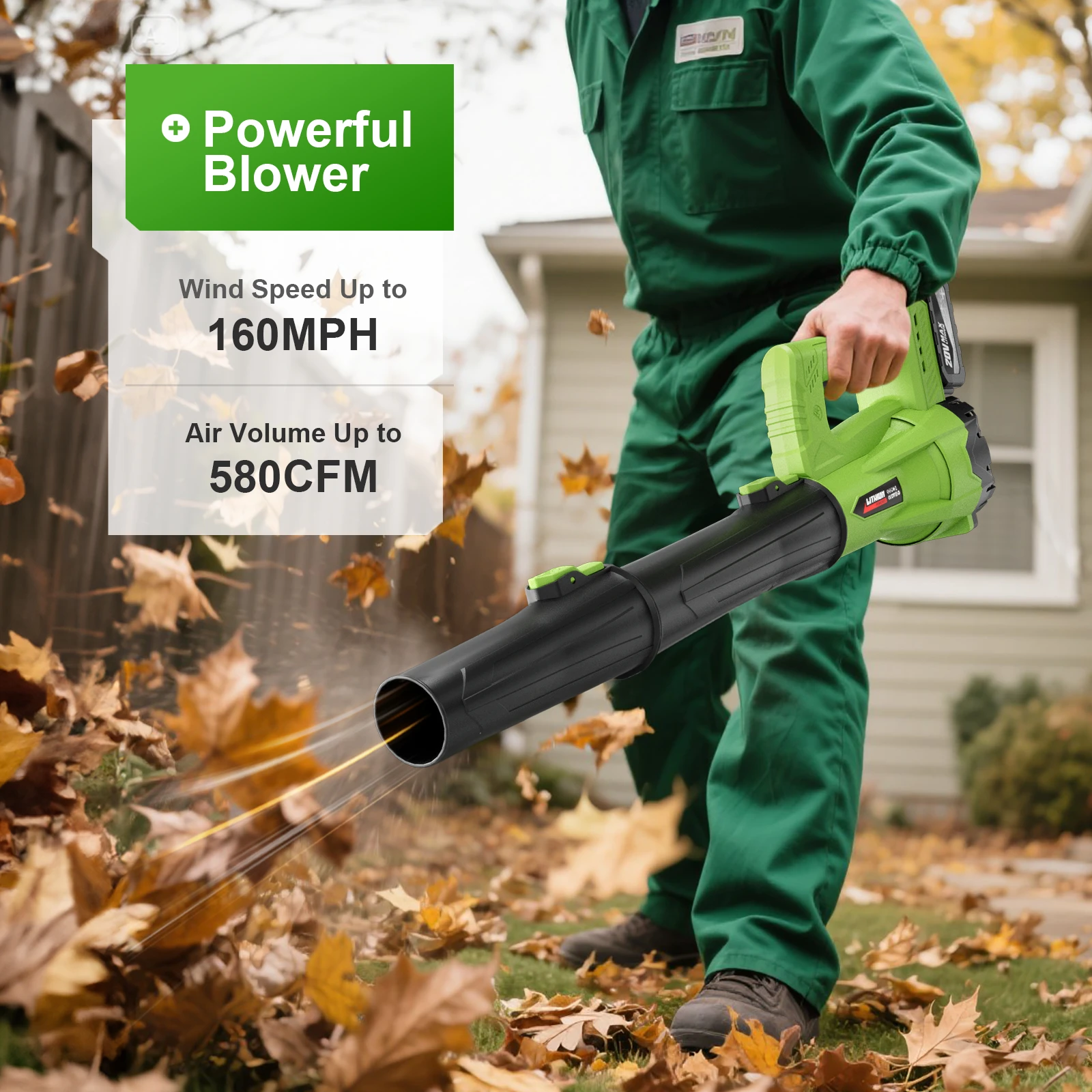 Leaf Blower, Portable, 20V, Cordless - detail 4
