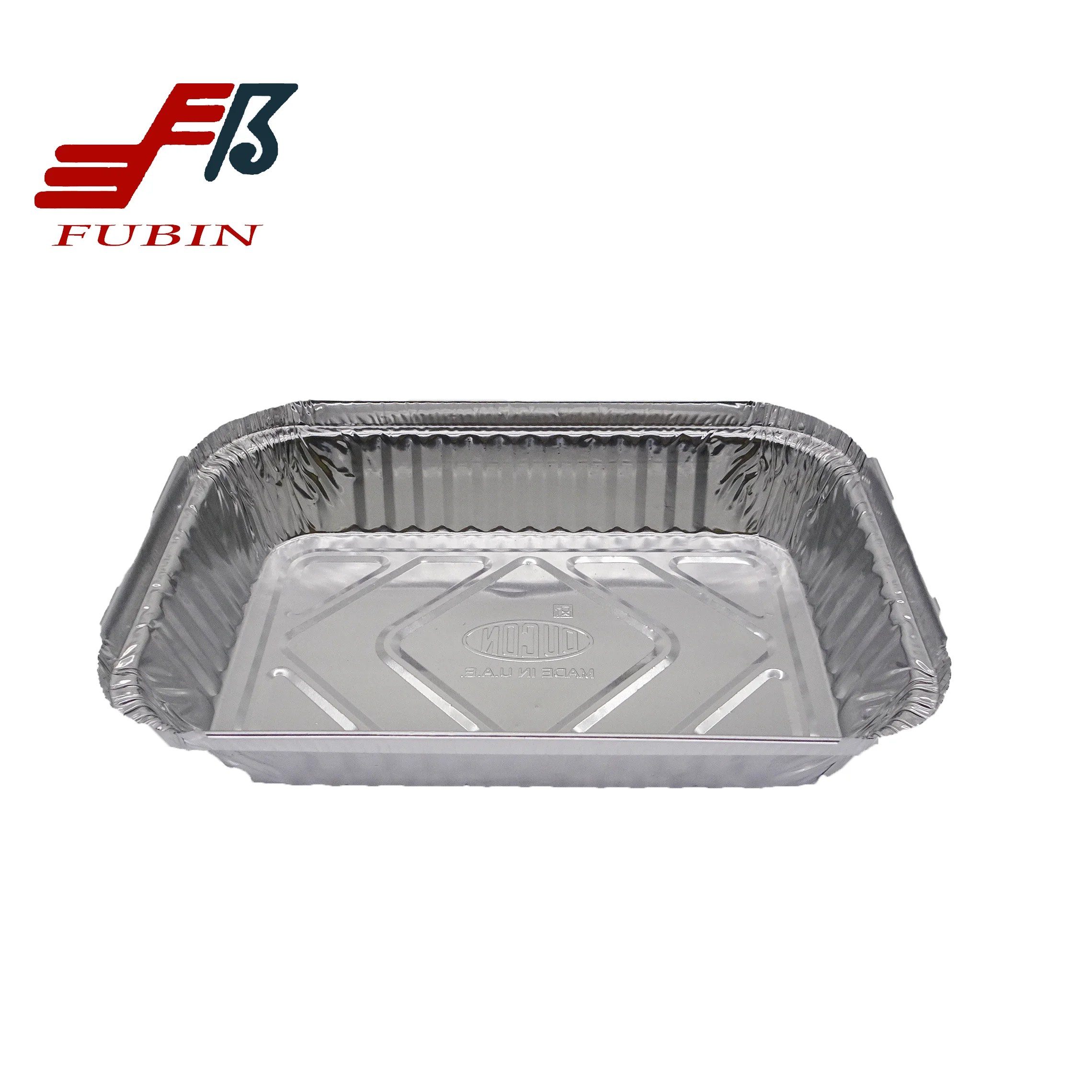 99% Aluminum Take Out Combo Rectangular Foil Trays Silver Color
