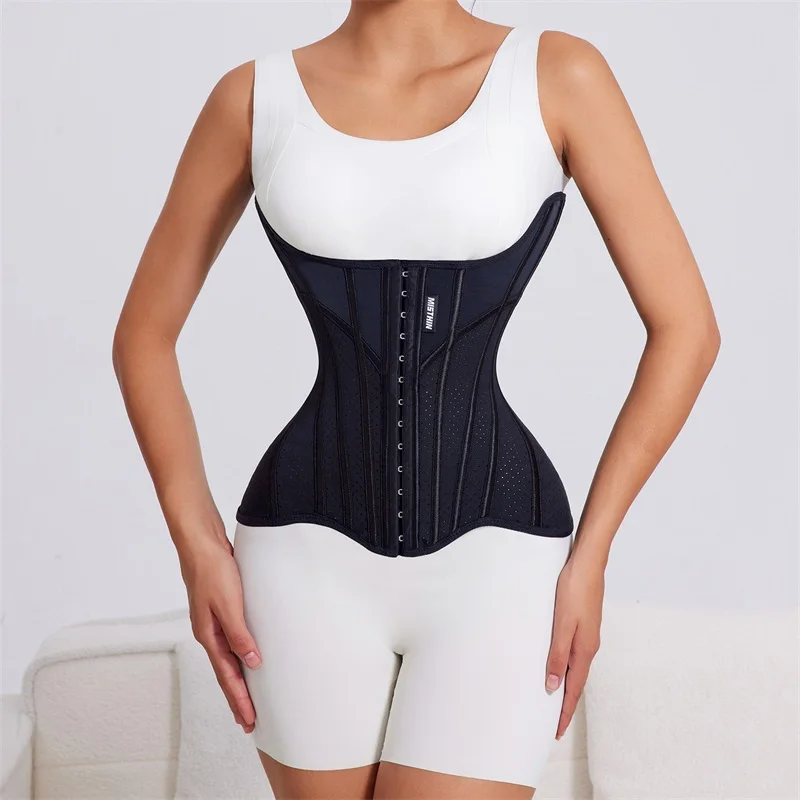 MISTHIN Body Women Trimmer Cincher Corset Double Belt Wrap Girdle Tummy Control Shaper Waist Trainer Shaperwear for Women supplier