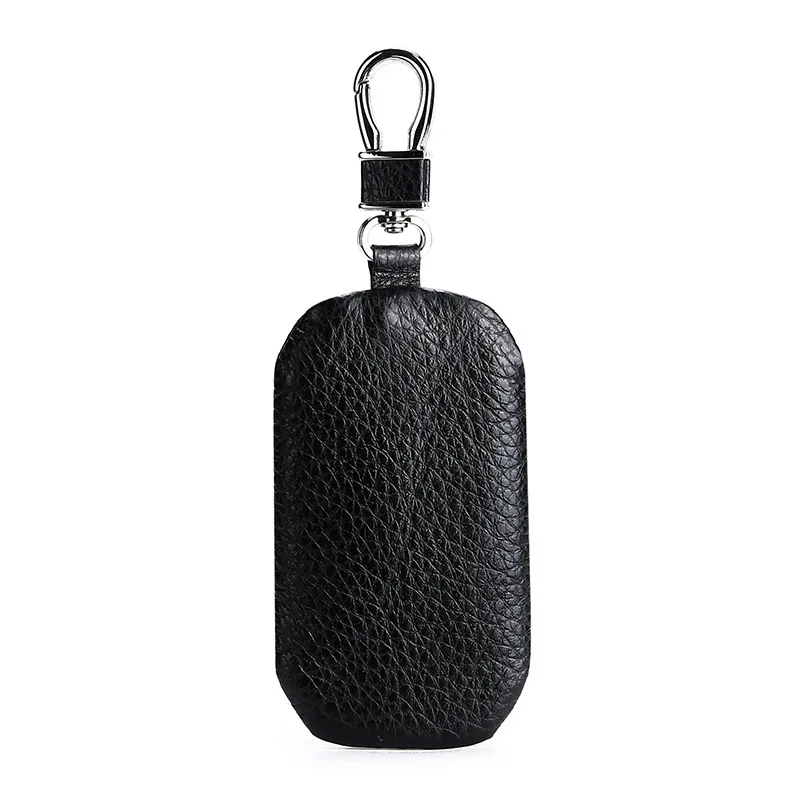 Low price guaranteed quality BLACK/BLUE/RED durable leather car key case