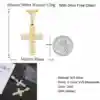 Cuban Cross-Gold