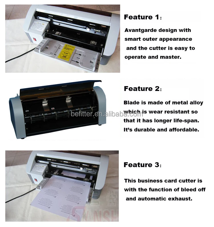 SSB-001 A4 Size Manual Feed Electric Paper Business Card Name Card ...