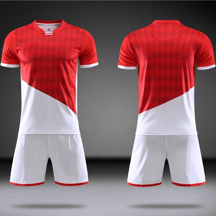 Red White Soccer Jerseys Uniform Euro Famous Team Design Soccer Jersey Set  Customize Kids Football Training Kits - Buy Red White Soccer Jerseys