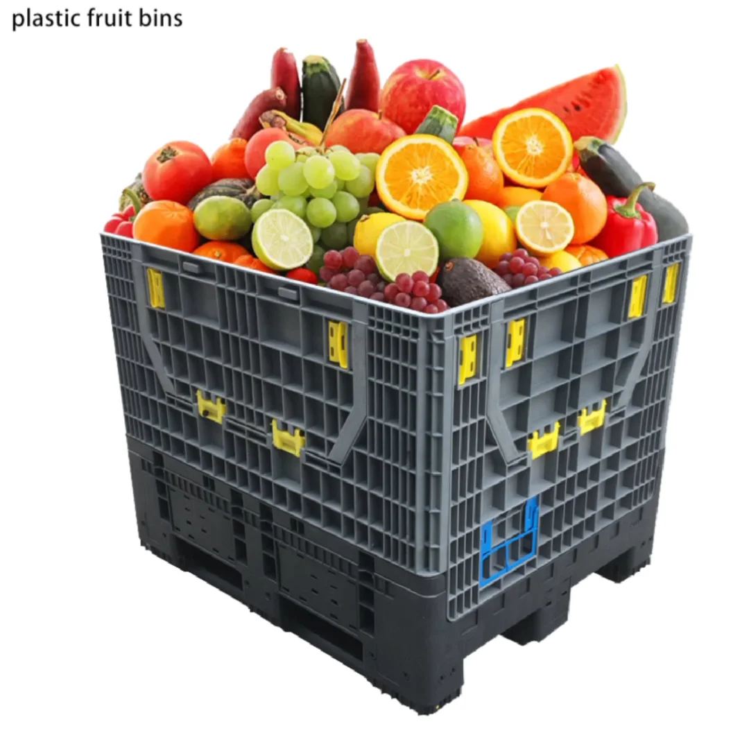 Factory Sells Plastic Foldable Bins For Agricultural Custom Collapsible