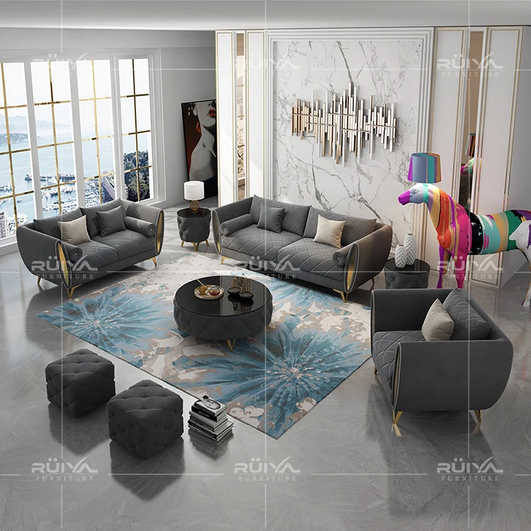 Best Selling Italiaanse Ontwerpen Stoffen Goud Been Grijs Fluwelen Sofa Sets Voor Woonkamer 2 1 - Buy Italiaanse Sofa Set Ontwerpen,Stoffen Bank,Stof Sofa Sets Product on Alibaba.com