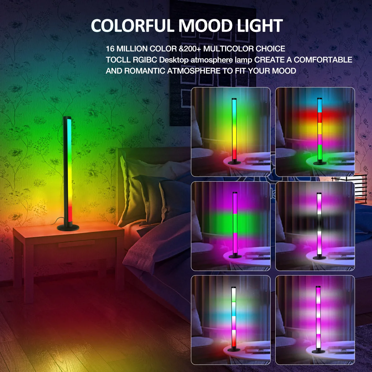 product modern desk lamp with app and remote control desktop atmosphere lighting lamps bedroom rgb rhythm music table light-38