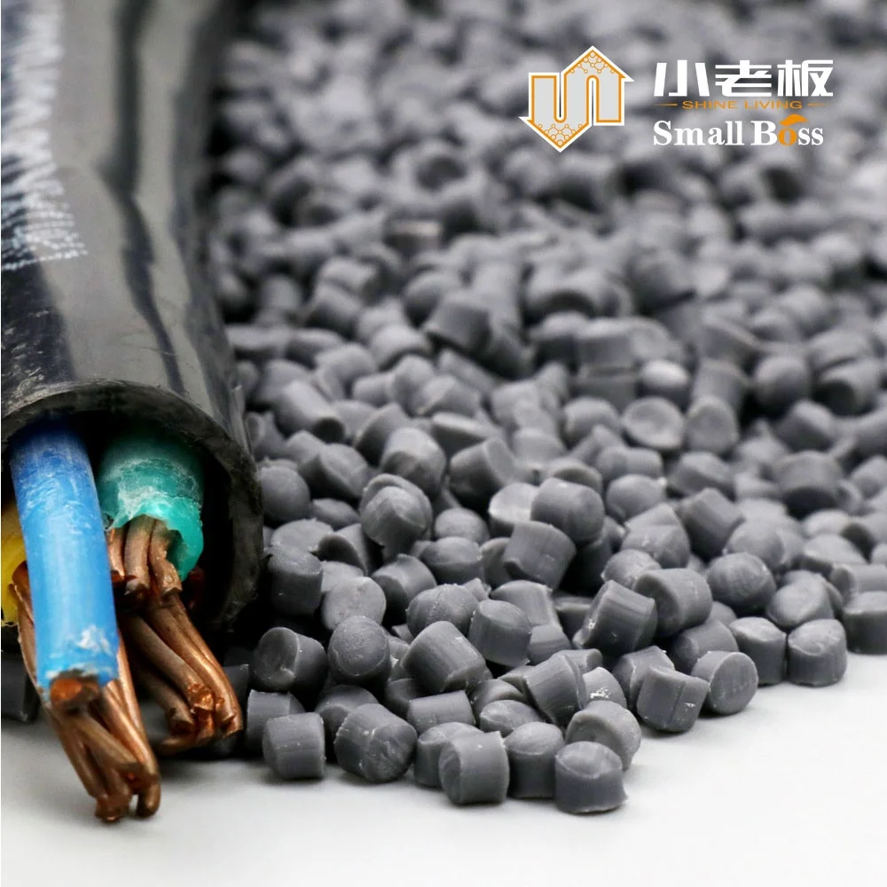 Flame Resistant Material Pvc Compound Granules Pellets Raw Materials For Cable And Wire Grade
