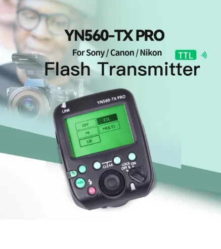 YONGNUO YN560-TX PRO Speedlite передатчик флэш-триггер для canon nikon sony с контроллером YN200 YN685 YN968 YN560IV