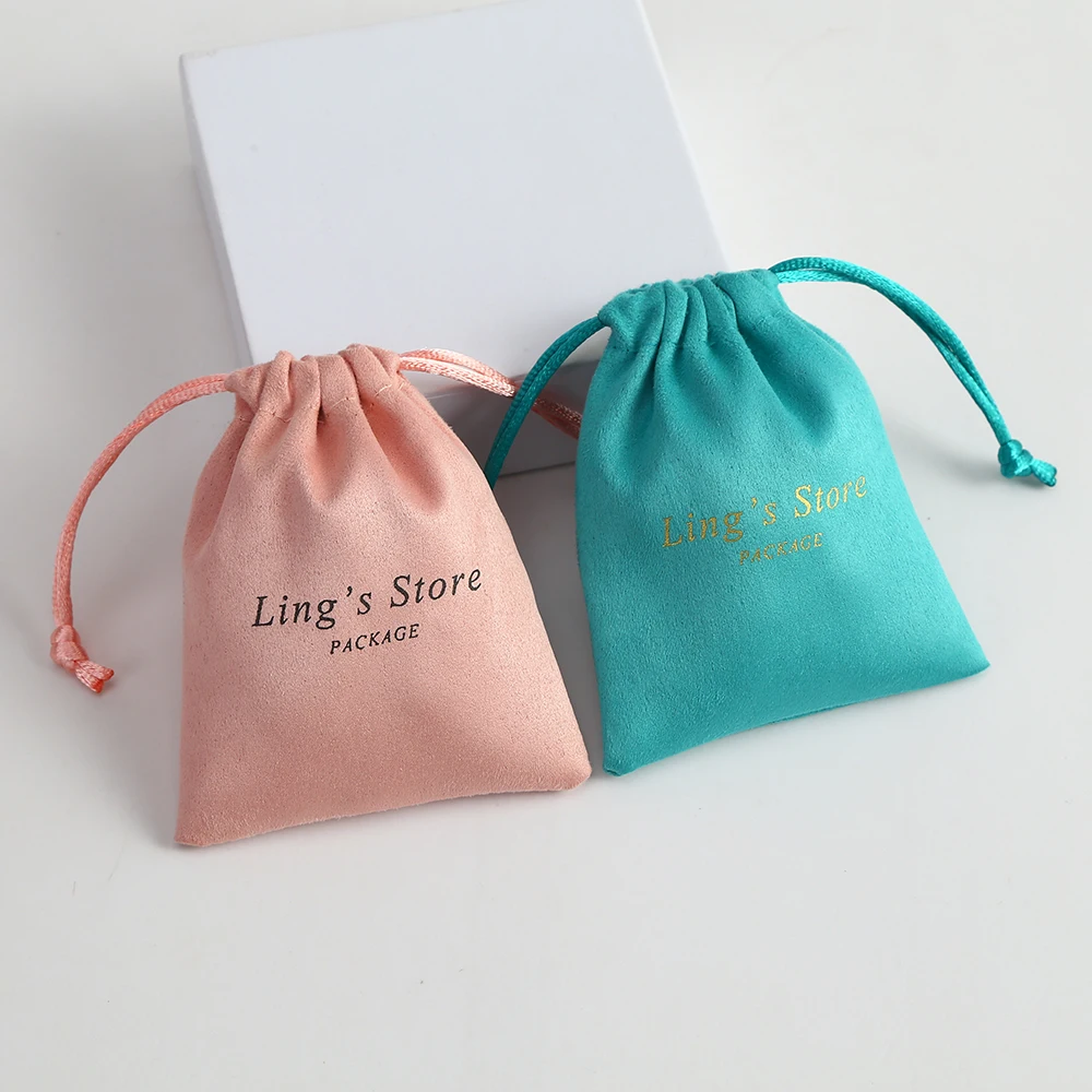 Flannel Jewelry Packaging Pouches Chic Wedding Favor Gift Bag Velvet ...