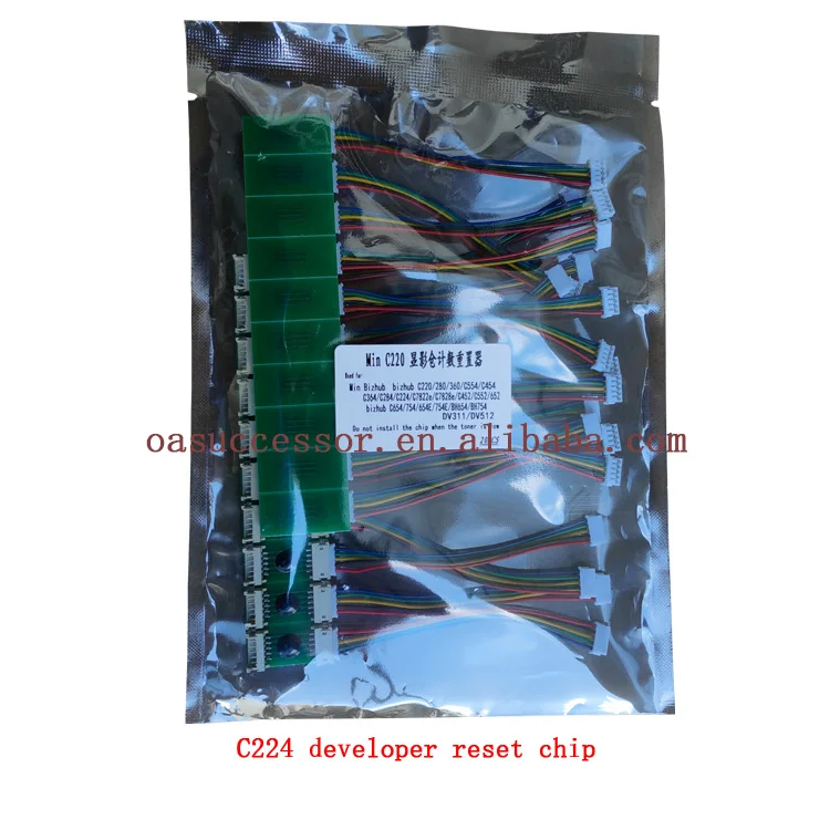 Bizhub 4 Dev Unit Reset Chip + 4 Drum Unit Reset Chip Für