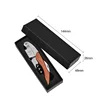 Couteau hippocampe à manche en palissandre - coffret cadeau noir