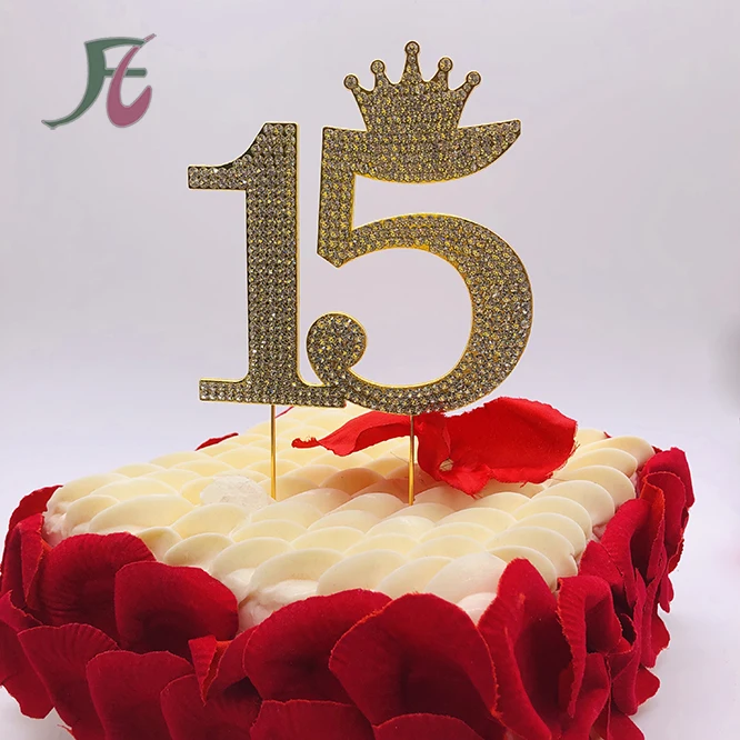 Recuerdos de Quinceañera, Adorno para Pastel de 15 Años, para Decoración de  Pastel de Cumpleaños