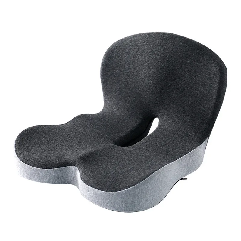 Customizable Orthopedic Office Chair Support Butt Cushion Lumbar Support Pillow Set Memory Foam Coccyx Pain Car Seat Cushion