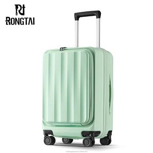 Unisex PC Trolley Luggage Set Spinner Modern Cartoon Design Durable Travel Bag TSA Lock for All Ages Factory Wholesale Suitcase