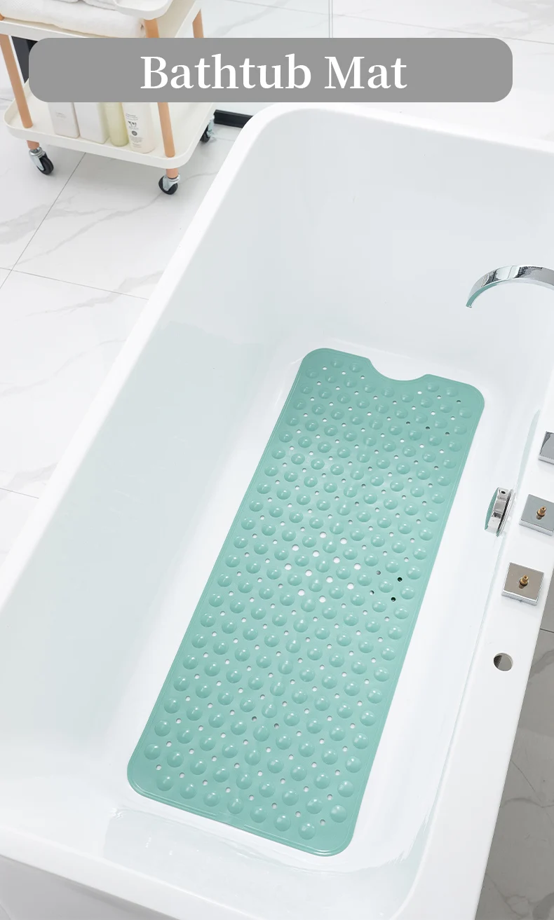 Custom Antislip Bath Tub Mats Pvc Safety Shower Mats Pebble Bath Mat