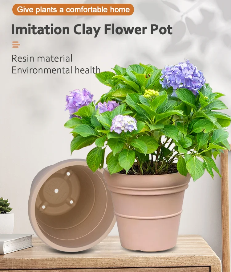 Nordic Modern Terracotta Flower Pot Indoor Outdoor Decorative Flower