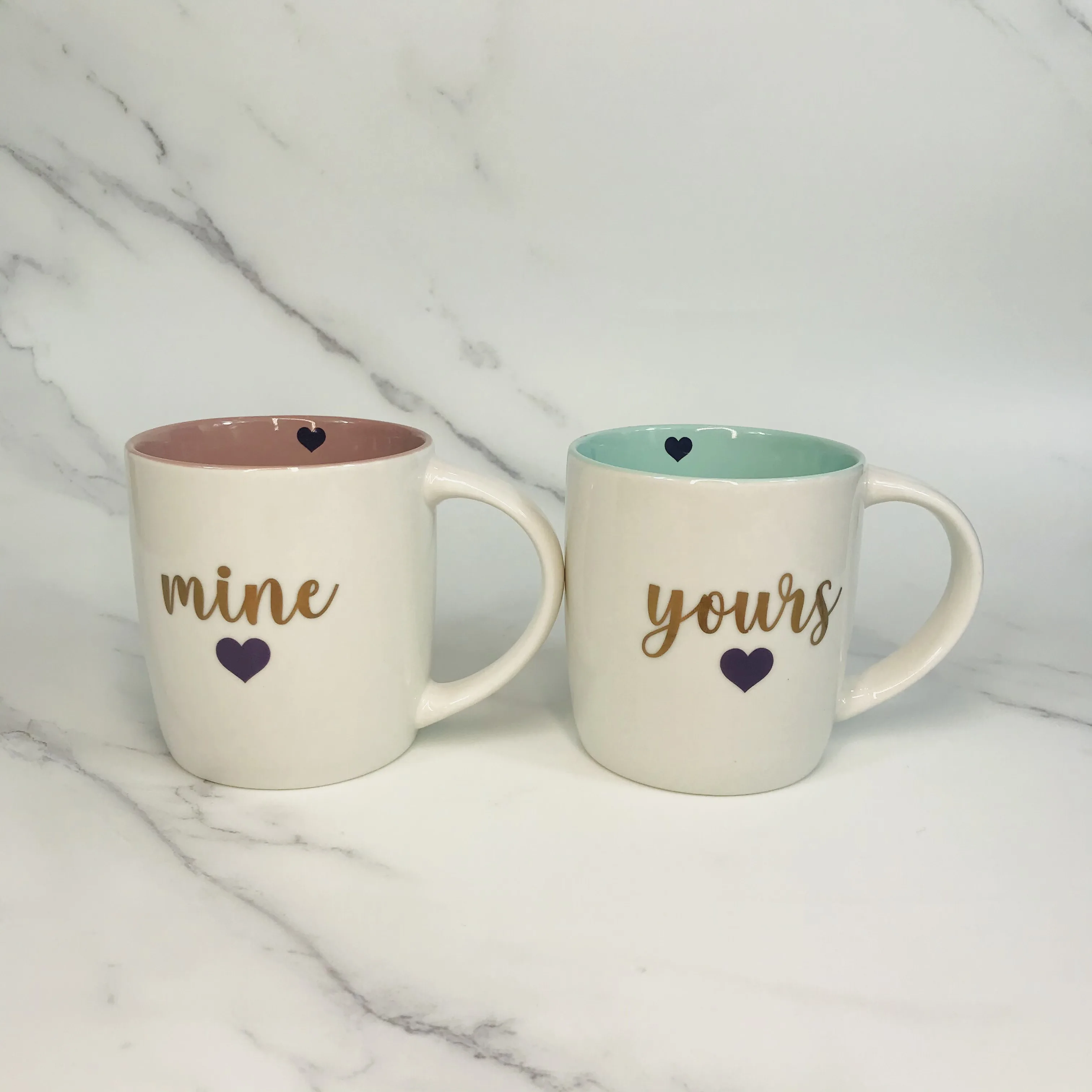 High End Couple Milk and Water Mug Cup
