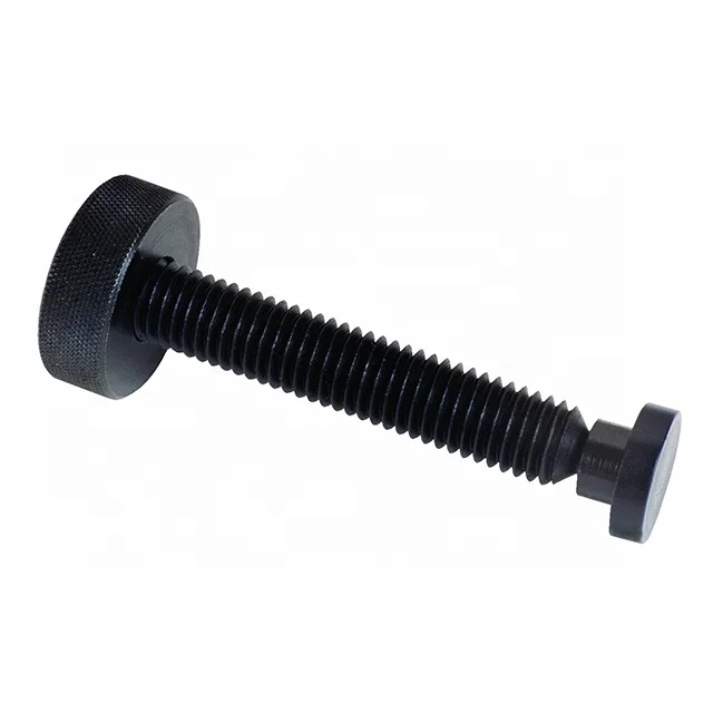 Steel Swivel Pad Screws,Knurled Knob Swivel Screw Clamp With Large Pad