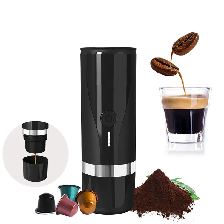 Espresco Portable Mini Espresso Machine Self-Heating 12V 24V Battery ...