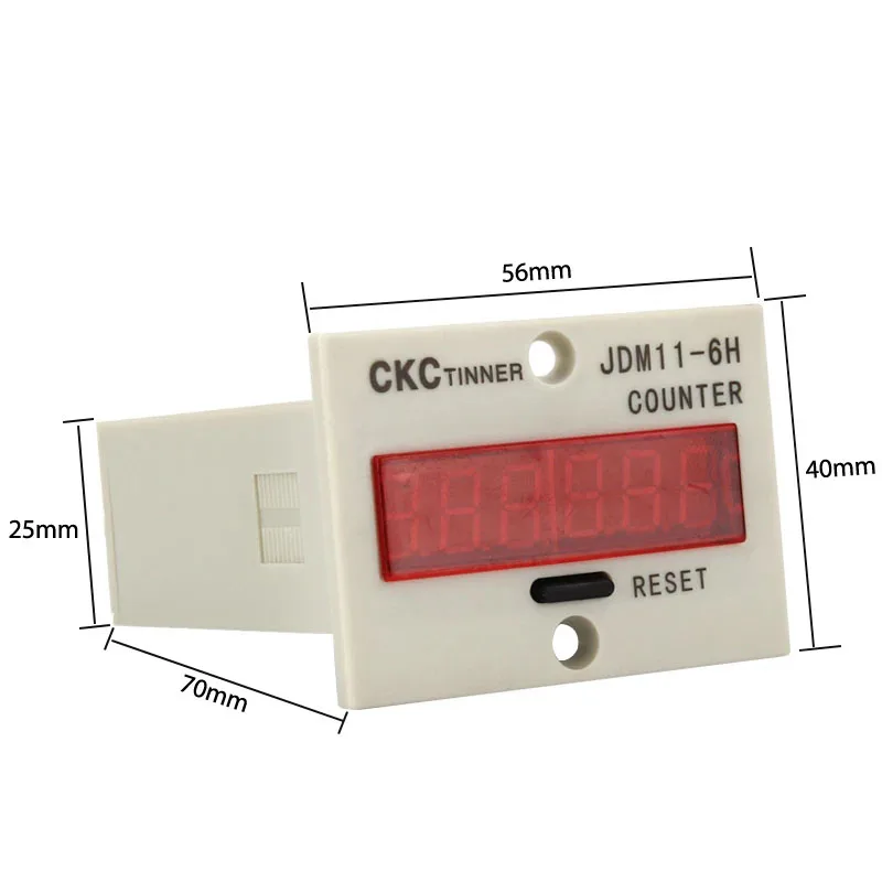 Dry Spring Pipe Electronic Counter DC36V JDM11-5H Electronic Accumulating Counter 5 Digit Display Plastic Counter for Photoelectric Switch,Proximity Switch Dry Spring Pipe Electronic Counter DC36V JDM11-5H Electronic Accumulating Counter 5 Digit Display Plastic Counter for Photoelectric Switch,Proximity Switch