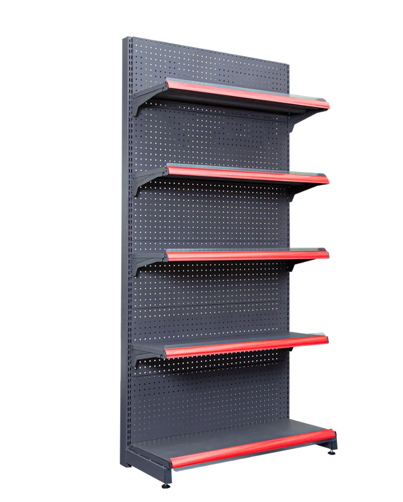 Дизайнерские концевые стойки полки для продуктов магазинов выставочные стеллажи супермаркетов холоднокатаные стальные легкие односторонние допустимы 1