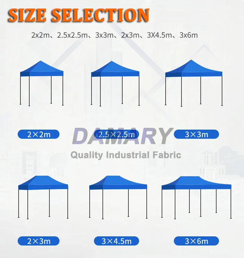 Eco-Friendly Waterproof Trade Show Tent Gazebo Easy Beach Awning Canopy for Outdoor Events supplier