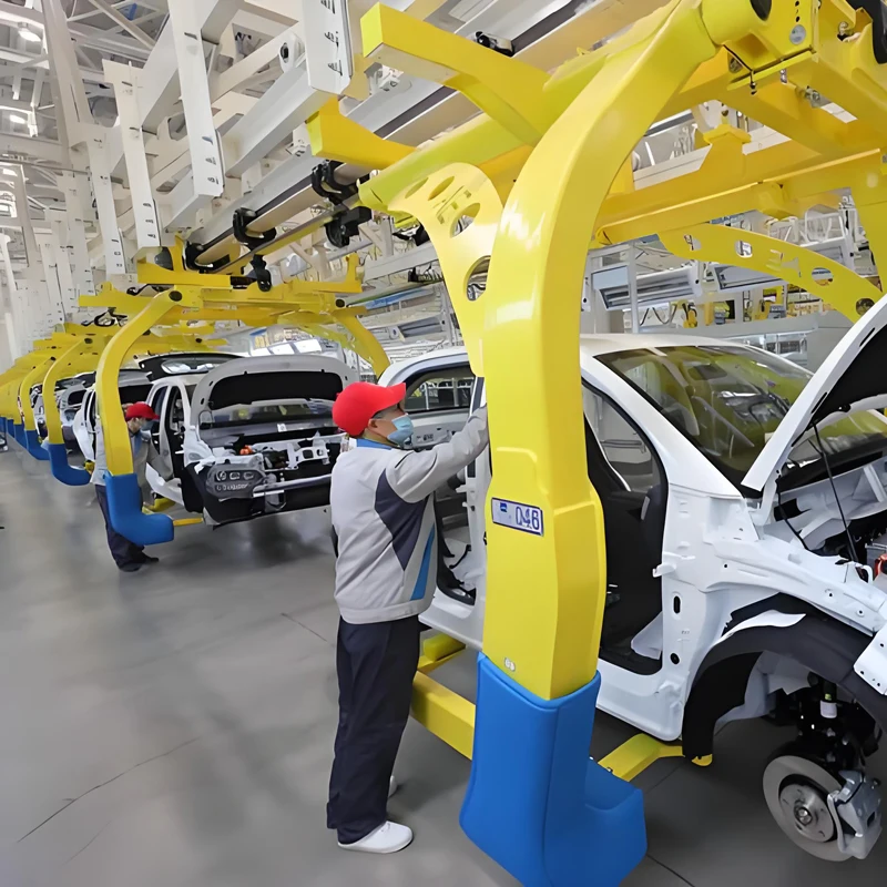Car Parts Assembly Line with Flexibility to Meet Multi-Model Production Needs