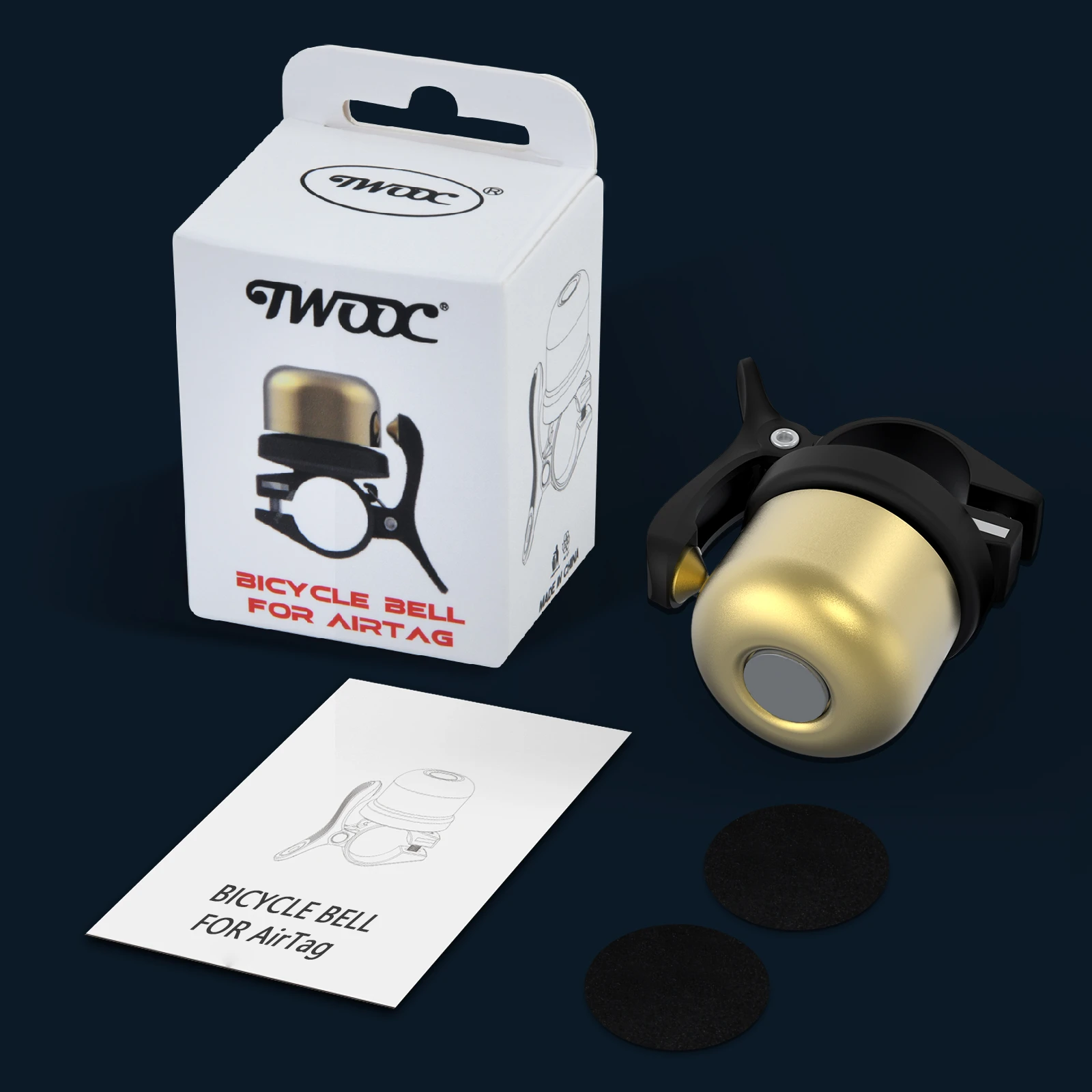 Велосипедный звонок RTS для AirTag, аксессуар для защиты от потери, локатор, велосипедный Звонок