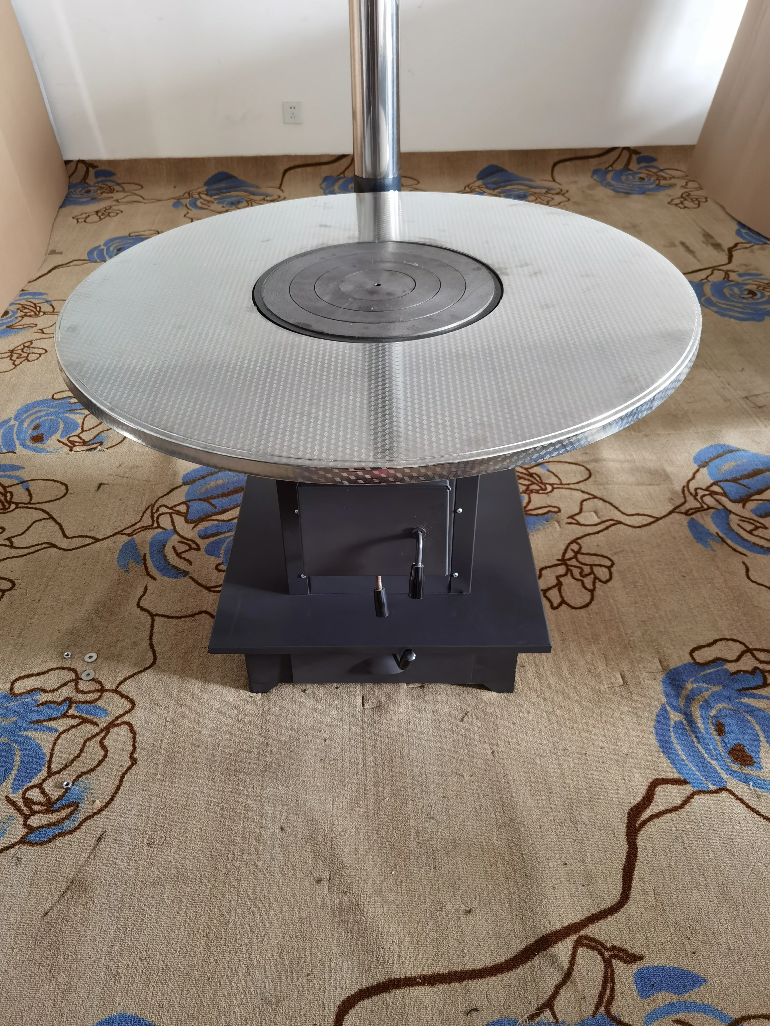 Hot  Drawing Process Design High Burning Rate  Firewood Stove Smokeless Kitchen Steel Cooking Wood Burning Stove with Oven
