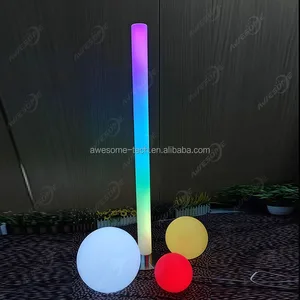LED Glow Plastic Sticks for Cheer Parties Weddings Concerts; Light-Up Flashing Motif Lights
