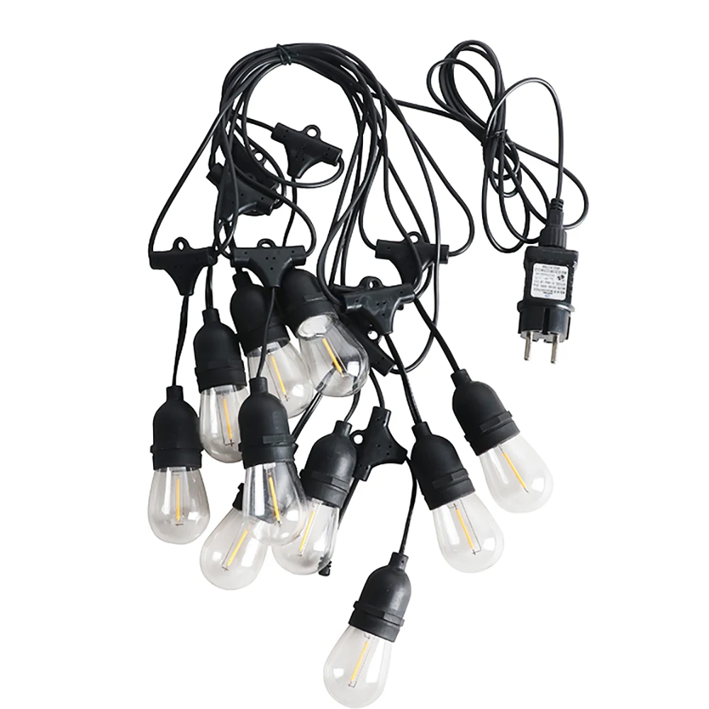 2200k Warm White Fairy String Lights 10m 10 Bulbs For Garden Party