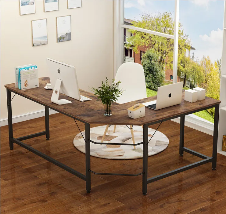 Simple Modern Large Cheap Study Table Height Adjustable Standing Computer Desks