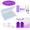 Gradient Purple  49 PCS