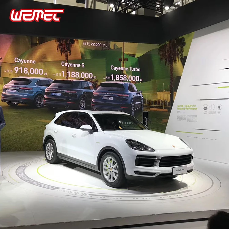 Wemet Rotating Car Display Garage Car Turning Plate Rotating Car Podium for Sale