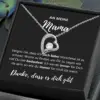 White gold necklace-copper-black heaven and earth cover gift box