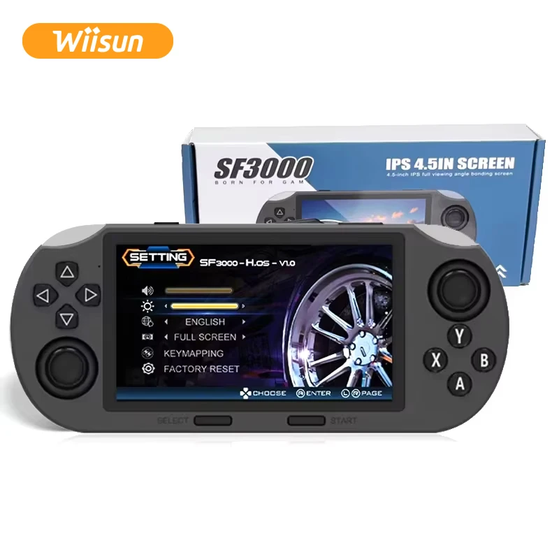 SF3000 ゲームプレーヤー 4.5インチ IPS SF3000 4.5 Inch IPS Portable Handheld Game Console for Kids
