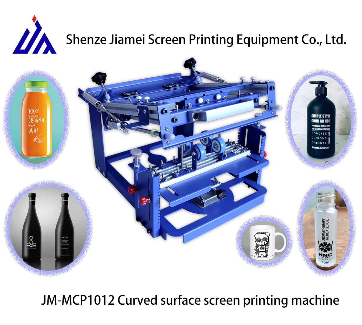 Manual Silk Carousel Serigraphy Screen Printing Equipment Machine Bottle manufacture