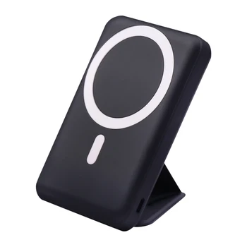 New 10000mah Portable Power Bank Magnetic Wireless Charger in Soft-touch Surface Cargador iphone Battery for Iphone 13 14 15 16