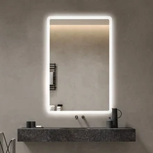 Luxury Mirrors Rectangle Bathroom Mirror with Led Light for Salon