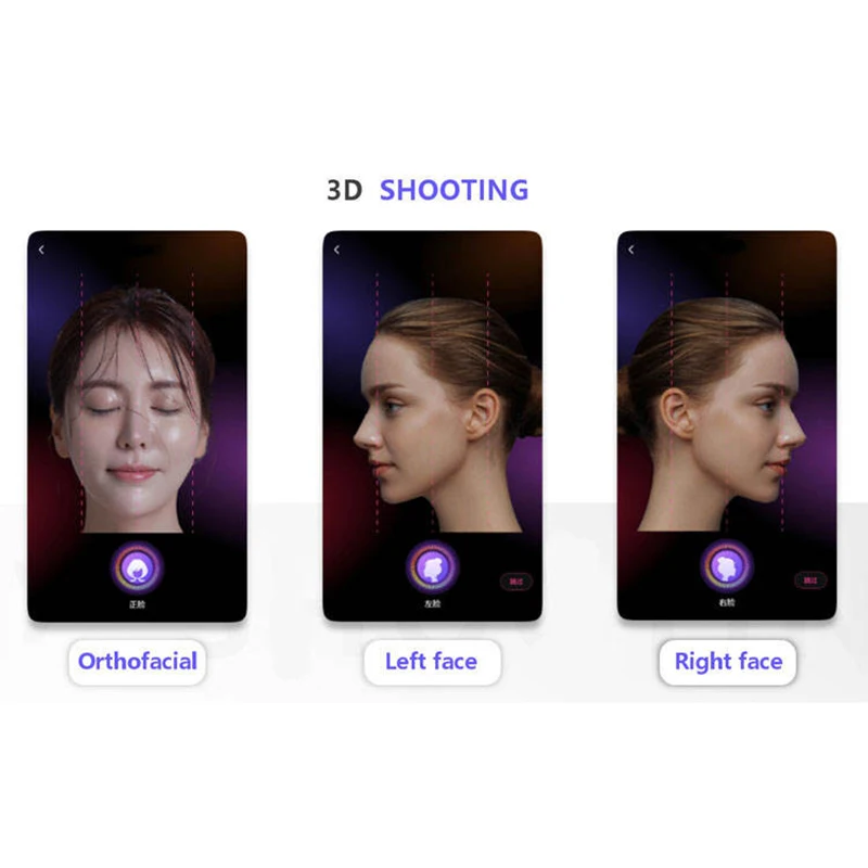AI Magic 3d Mirror Facial Scanner Analizador De Piel Acne Skin Analysis Full Face Scanner Testing Skin Analyzer Machine