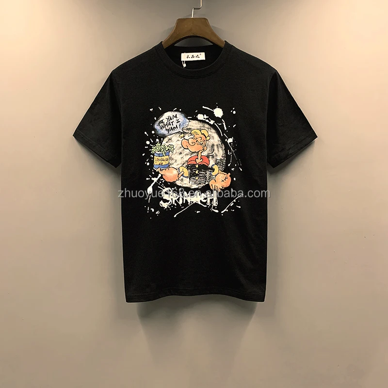 Wholesale High Quality Brand Custom Printing Graphic Drop Shoulder Oversized t Shirt Men's T-shirts