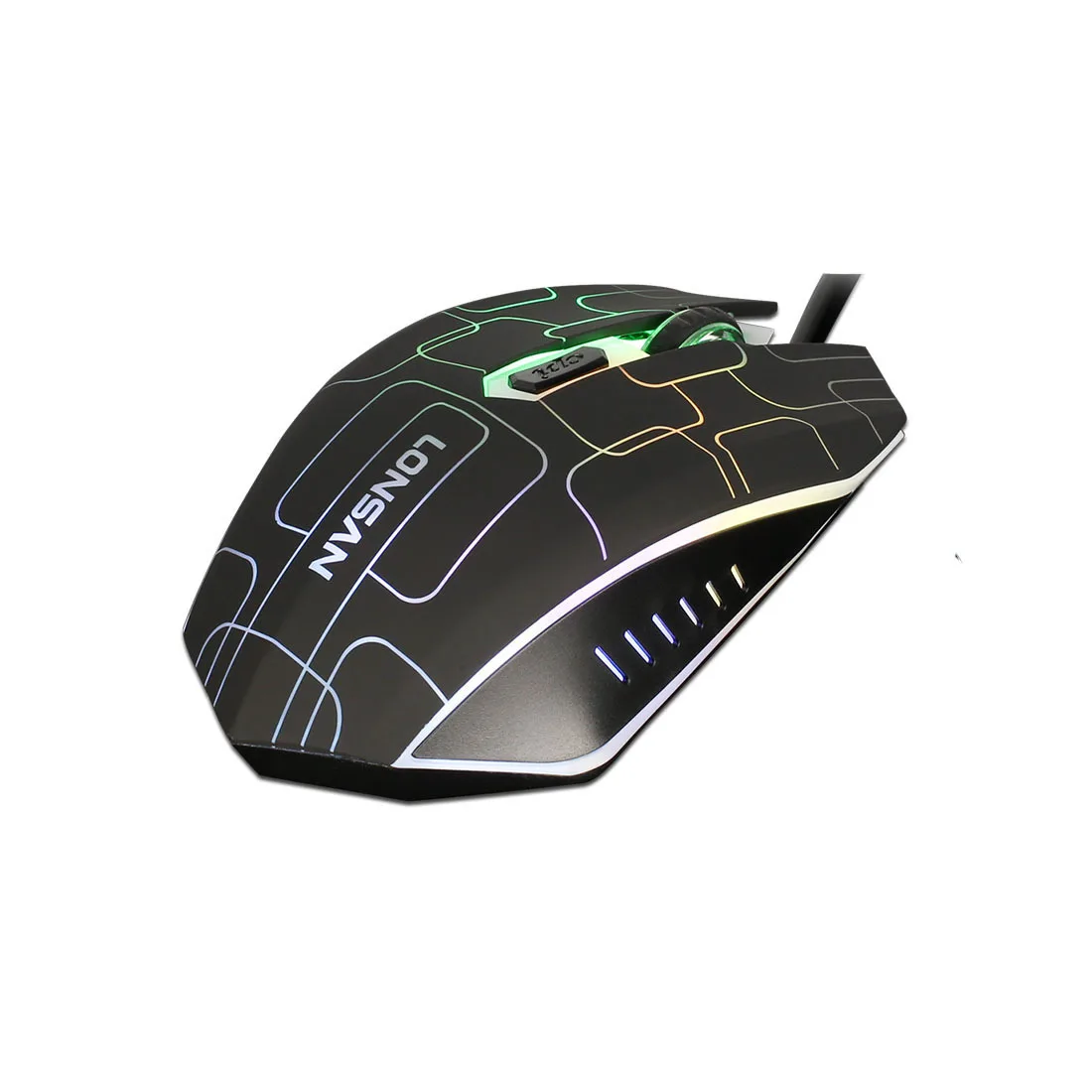 Wholesale RGB USB Wired Luminous Gaming Mouse 6-Key LOL