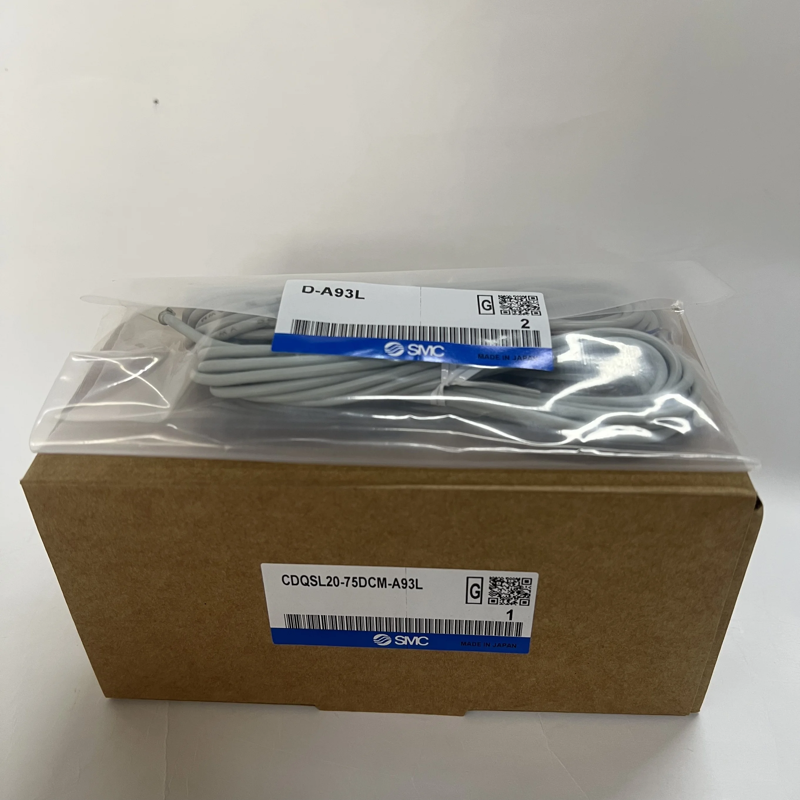 SMC Compact Cylinder & Sensor Kit CDQSL20-75DCM-A93L SMC Compact Cylinder & Sensor Kit CDQSL20-75DCM-A93L