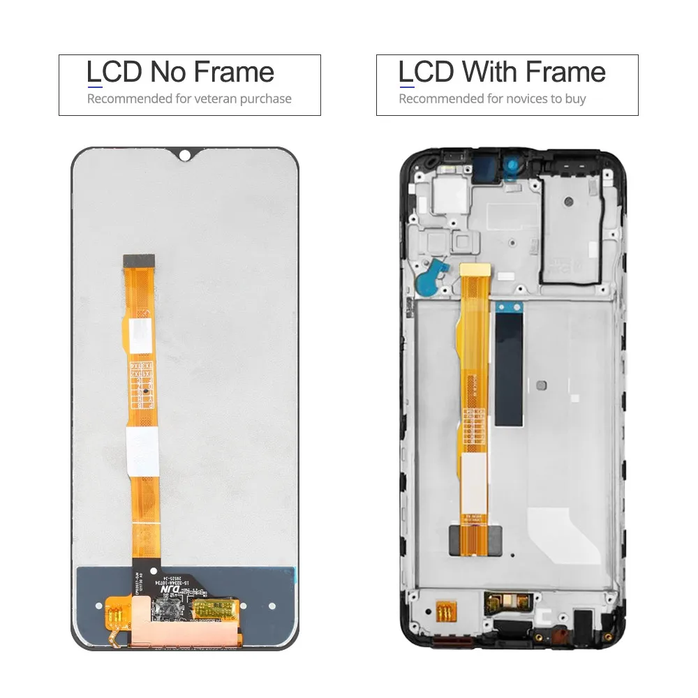 China Factory Mobile Phone LCD pantallas de celulares Touch and LCD Screen For vivo Y31 Y52s Y53S Y31 2020 LCD display