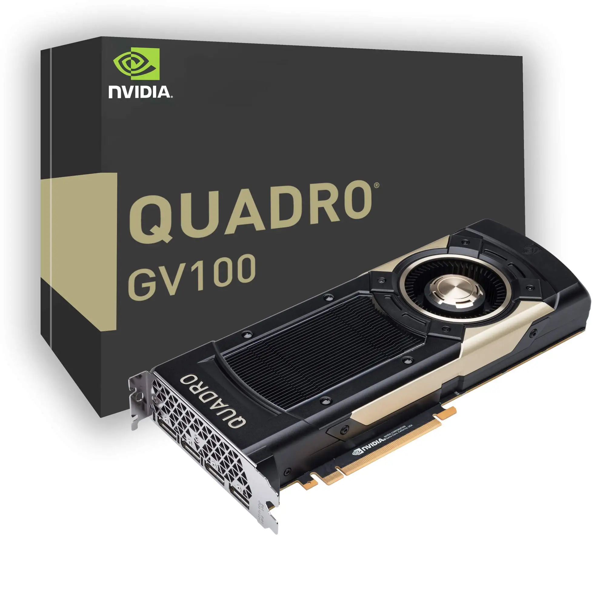 Best Price Quadro GV100 32G HBM2 GPU for AI, Professional Graphics
