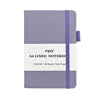A6 purple 80 horizontal line inner page