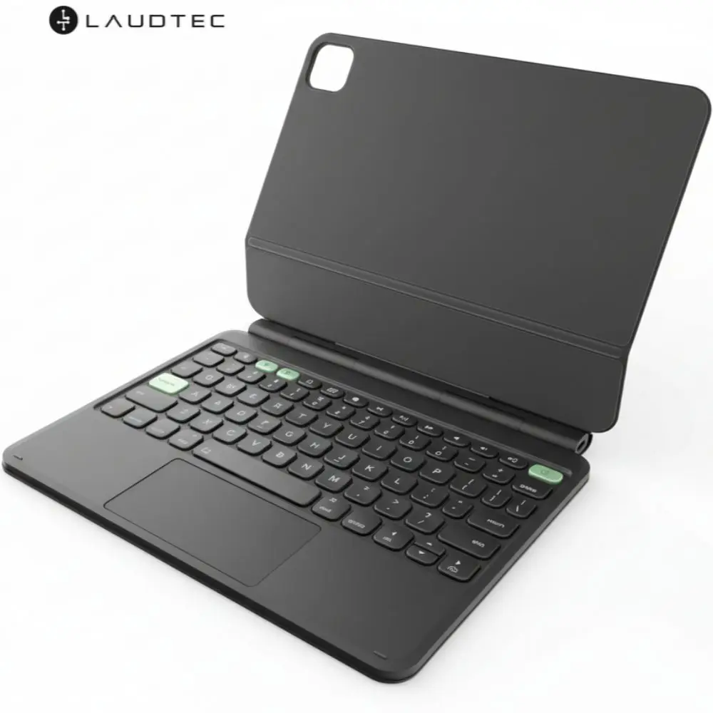 product uk de fr layout magic keyboard case for ipad pro 11 inch pu leather water resistant dustproof cover support landscape-2