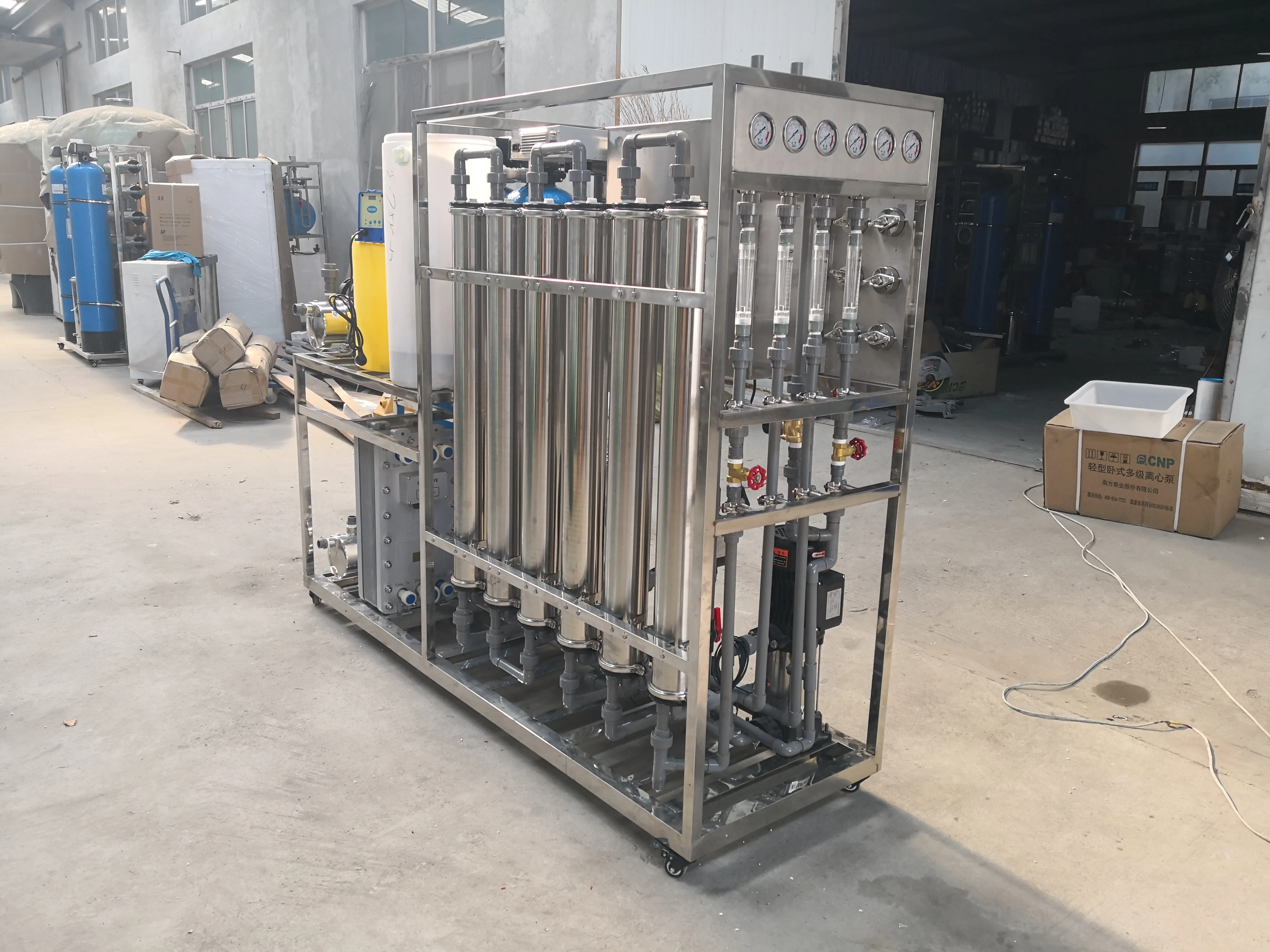6t Industrial Reverse Osmosis Water Treatment Equipment Pure Water ...